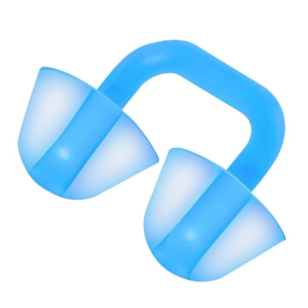 Swimming Nose in Nose Swim Nose Clip Trainer Aid Comfortable Nose Protector Waterproof for Adults Kids, Surfing, Outdoor,Practice Unisex Blue
