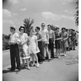 thumbnail image 1 of Swimming Pool 1942. Nbathers Waiting On Line To Get Into The Municipal Pool In Washington D.C. Photograph By Marjory, 1 of 3