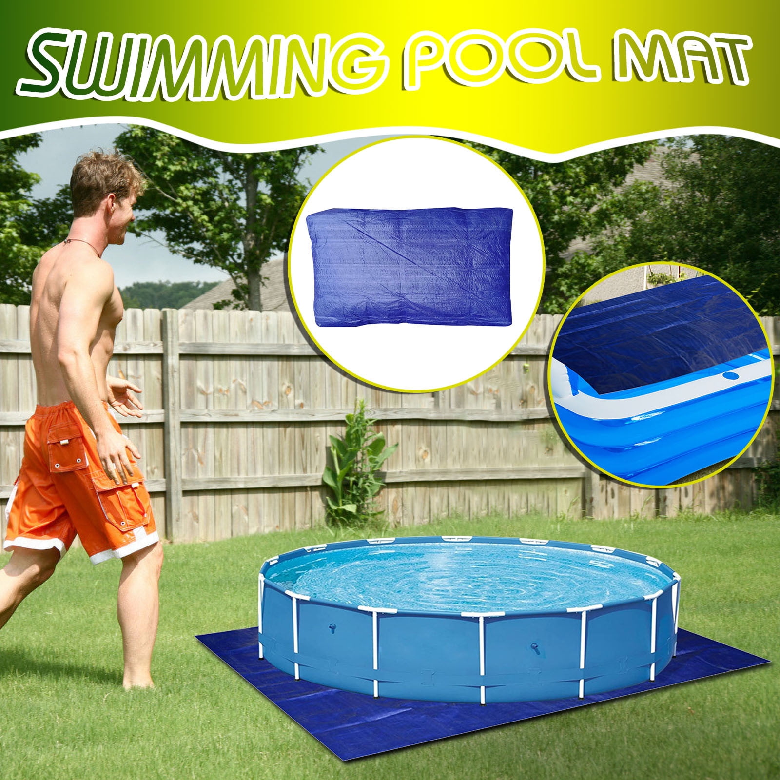 Swimming Pool Accessories In Clearance Rectangle Swimming Pool Cover for Garden Outdoor Paddling