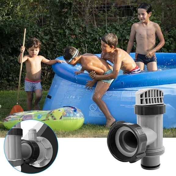 Swimming Pool Accessories, Summerbuddy Pool Hose Adapter for Above Ground Swimming Pool Pool Replacement Parts with Plunger And Pool Pipe Pool Pump Parts, Swimming Pools for Kids