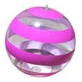 thumbnail image 1 of Swimming Pool Balls, Summer Water Games, Leakproof Party Favor 15.75'' PVC Inflatable Pool Toys Blow Balls for Holiday, Lake, Pool Yard violet stripe, 1 of 8