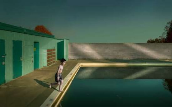 Swimming Pool Canvas Art - Fang Tong (12 x 18)