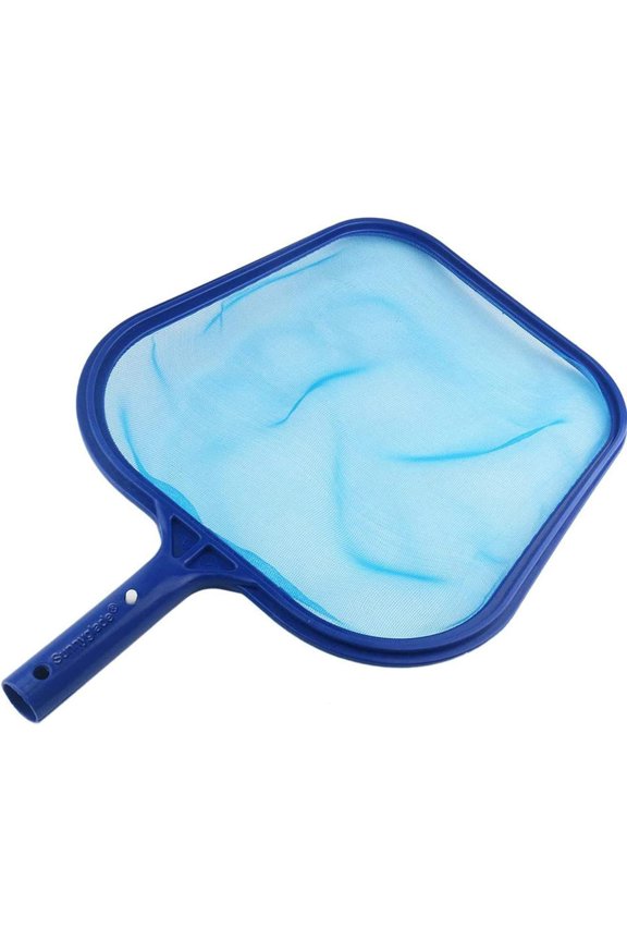 Swimming Pool Cleaner Supplies/Professional Heavy Duty Leaf Rake Fine Mesh Frame Net/Cleaning Skim Net (17.5x11.8in)