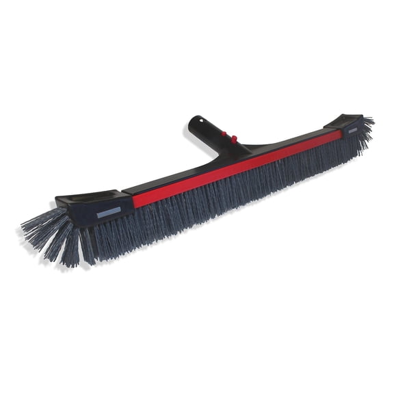 Swimming Pool Cleaning Brush, Skimlite 22" Spartan SP1022 All Grit Brush Head for Pool Walls Tile Corners Floors, Heavy Duty Scratch & Rust Free Round Edges, Reinforced Metal Handle