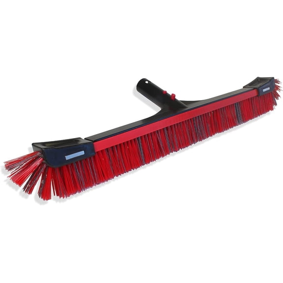 Skimlite Spartan SP3022 Pool Brush Head 22" Combo Nylon & PBT Bristles Heavy Duty Wall Tile Floor Cleaner Curved Edges Metal Handle