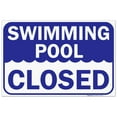 thumbnail image 1 of Swimming Pool Closed Sign,, 1 of 1