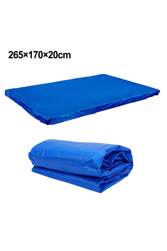 Swimming Pool Cover Rectangular Tarpaulin Waterproof UV-Resistant Protective Cover for Above Ground Pools Blue 5 Sizes