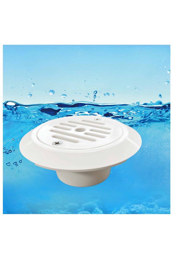 Swimming Pool Drain,Plastic Water Inlet Outlet Plug with Adjustable Direct Connection for Inground Pools,Durable White Pvc Fitting AKLJWH