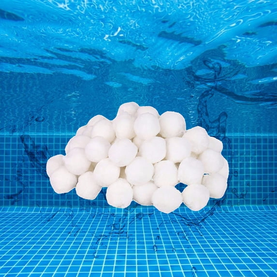 Swimming Pool Filter Fiber Balls 200g Aquarium Filter White Filter Media Alternative to Filter Sand