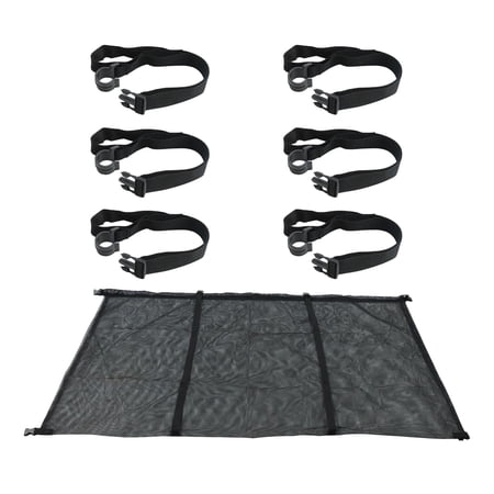 Swimming Pool Floats Storage Organizer Pool Toy Storage Bag Fence Net Holder Hanging Mesh Organizer for Noodles Fence Water Inflatable Toys