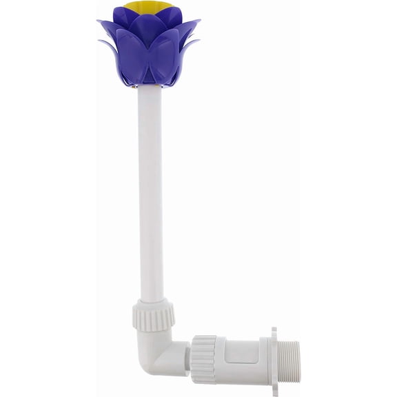 Swimming Pool Flower Shaped Waterfall Spray Fountain - Adjustable Sprinkle Distance, Pool Spray Aerator Cools Water Temperature - In-Ground, Above-Ground Pools, Ponds, Fun Decoration