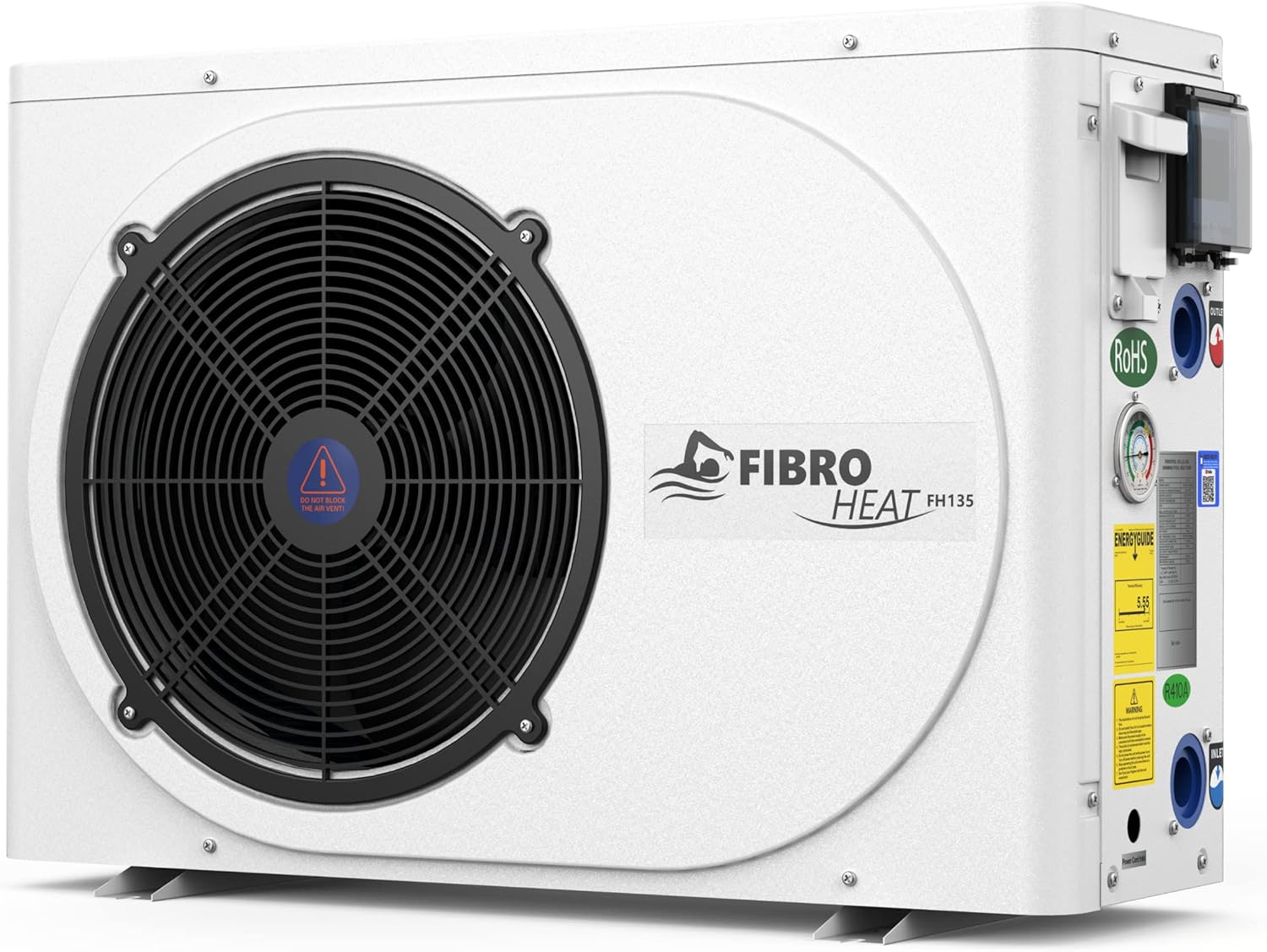 Swimming Pool Heat Pump FH135 35,000 BTU For Above And In Ground