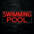 thumbnail image 1 of Swimming Pool LED Neon Sign 30"L x 12"H #31481, 1 of 3