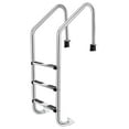 thumbnail image 1 of Swimming Pool Ladder, 3-Step Heavy Duty Stainless Steel Pool Stair w/Non-Slip Steps, Easy to Install, Pool Ladder for Inground Pools, Gym & Water Park, 265 LBS Weight Capacity, 1 of 9