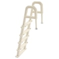 thumbnail image 1 of Swimming Pool Ladder 5 Step 75 Degree Incline with Double Handrails Non Slip Heavy Duty Steps 300 lb Capacity for 48 to 54 Inch Inground and Above Ground Pools Indoor Outdoor Use, 1 of 7