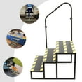 thumbnail image 1 of Swimming Pool Ladder Above Ground 3-Step Portable Step Ladder With Handrails for Indoors and Outdoors, 1 of 20