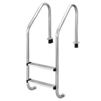 Swimming Pool Ladder,Stainless Steel Pool Steps for Inground Pools,3 Step Non-Slip Treads Pool Stairs with Ergonomic Pool Handrails,Easy Assembly