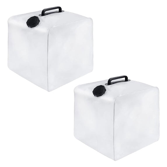 Swimming Pool Ladder Weights Collapsible Fillable Anchor Bag Container, Transparent, Easy and Quick Filling Sand Practical Pool Stair Weights Step Sandbag 2pcs