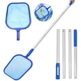 thumbnail image 1 of Swimming Pool Leaf Net - 186cm Swimming Pool Leaf Cleaning Net Mesh Pool Cleaning - 4 Removable Connections Aluminium Rods Leaf Cleaning Net Skimmer for Aquariums/Fountains/Whirlpools/Ponds - 2024, 1 of 7