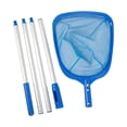thumbnail image 1 of Swimming Pool Leaf Skimmer Net with 4-Section Telescopic Aluminum Pole | Fine Nylon Mesh Pool Cleaning Tool for Removing Leaves & Debris from Ponds & Hot Tubs 60 Inch, 1 of 5