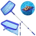 thumbnail image 1 of Swimming Pool Leaf Skimmer Net, Larger Capacity Pool Nets for Cleaning Finest Debris, Thickened Frame Pool Leaf Net Reinforced with Grid Structure, 1 of 7