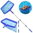 thumbnail image 1 of Swimming Pool Leaf Skimmer Net, Larger Capacity Pool Nets for Cleaning Finest Debris, Thickened Frame Pool Leaf Net Reinforced with Grid Structure, 1 of 7