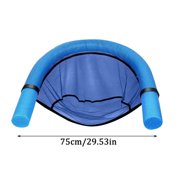 Swimming Pool Noodle Floating Mesh Chair for Adults Pool Float Chair Noodle Chair Floats for Swimming Water Relax (75Noodle Included)