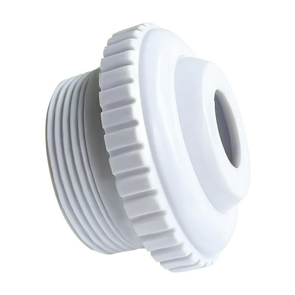 Swimming Pool Nozzle - Adjustable Inlet, Swivel Head, White, ABS , 2 Pieces, Easy to Clean, Fits Most Pools, Durable