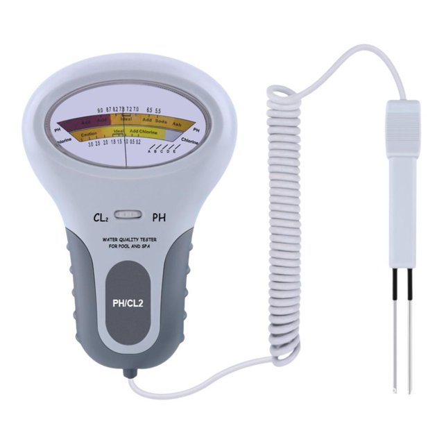 Swimming Pool PH Chlorine Monitor Tester Spa Water Quality Analysis