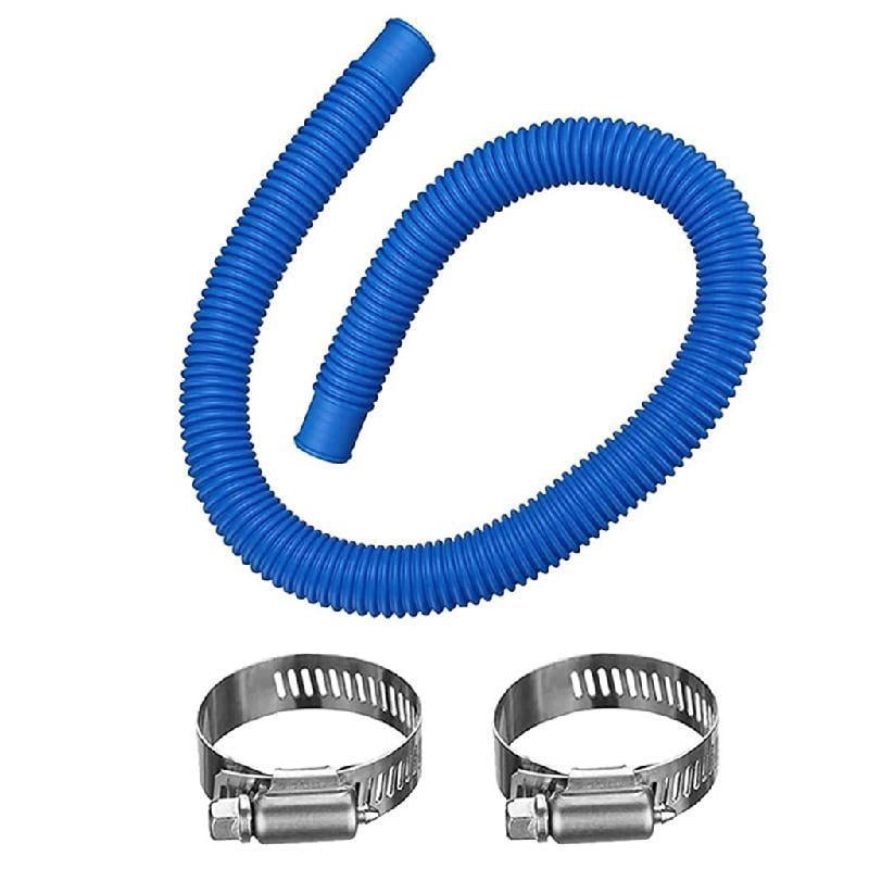 Swimming Pool Pipe 1.5m Long Pool Pump Replacement Hose With Clip ...