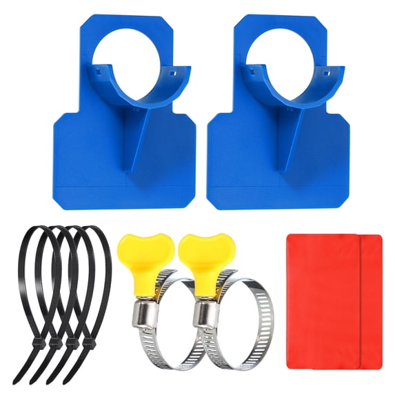Swimming Pool Pipe Holder, 2 Pack Pool Hose Bracket for Above Ground Pool, Blue