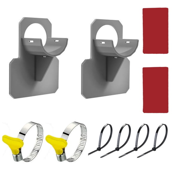 Swimming Pool Pipe Holder Aboves Ground Pool Accessory with Pipe Rack and Cable Tie, Pool Hose Pool Pipe Bracket