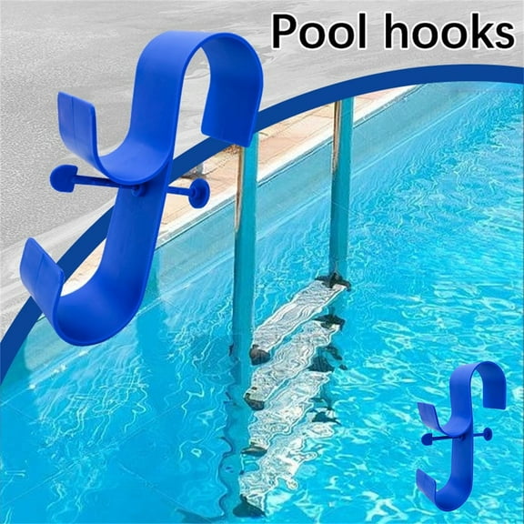 Swimming Pool Pipe Rack, Outdoor Swimming Pool Hook Bracket, Clothes and Towel Storage Hook for Poolside, Durable and Space-Saving
