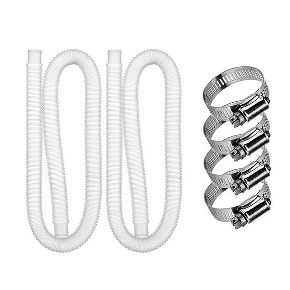 Swimming Pool Pump Hose, Above Ground Pool Replacement Hose, 1.5 Meter Flexible Polyethylene Leak-Proof Pool Filter Vacuum Hose, Durable Lightweight Chemical Resistant Tubing