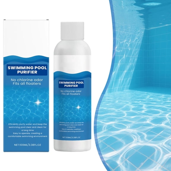Swimming Pool Purifier,Swimming Pool Purifying Liquid,Pool Clarifier,Inground Pools & Above Ground Pools (1PC)