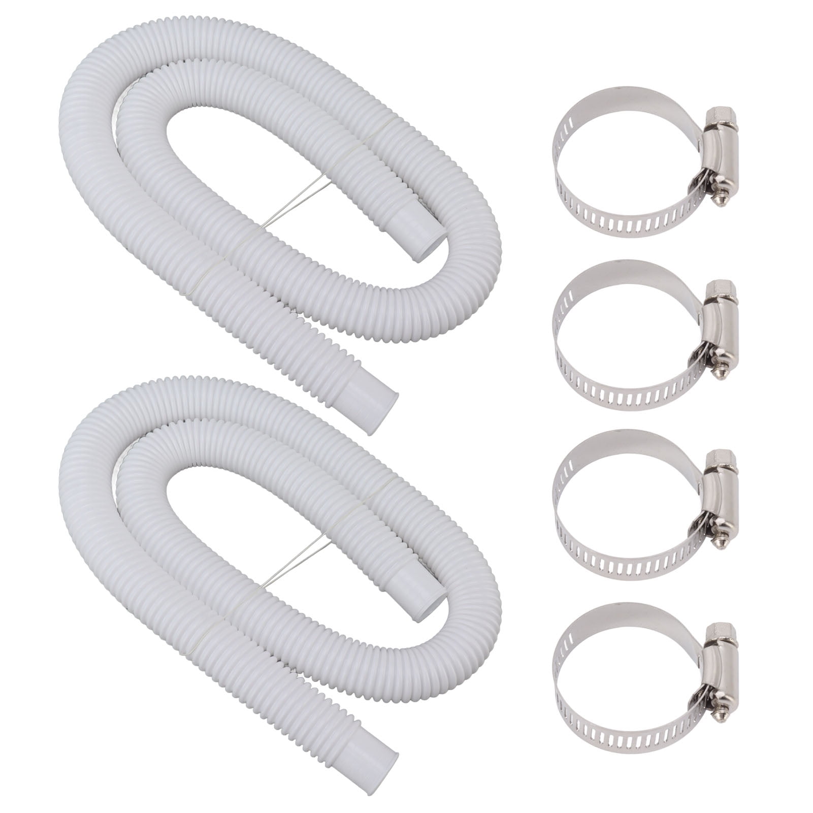 Swimming Pool Replacement Hoses with Clamps for 300 330 530 1000 Gallon ...
