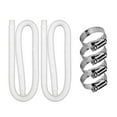 thumbnail image 1 of Swimming Pool Replacement Pipe Swimming Pool Pump Replacement Hose Filter Pump Hose White Set 2Pcs, 1 of 6
