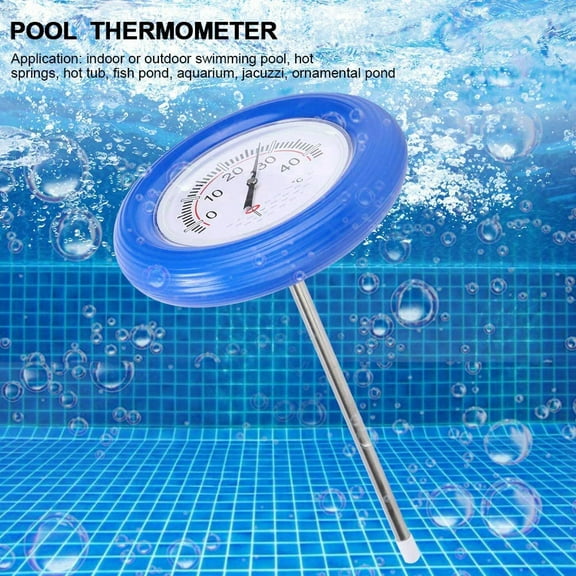 Swimming Pool SPA Floating Thermometer Water Temperature Gauge Dial Meter Device