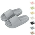 thumbnail image 1 of Swimming Pool Sandals Women Ladies Home Shower Anti-Slip Sole Slippers Solid Color Open Toe Sandals Slippers Indoor and Outdoor Durable Non-Slip Thick-Soled Mules Sandal, 1 of 3