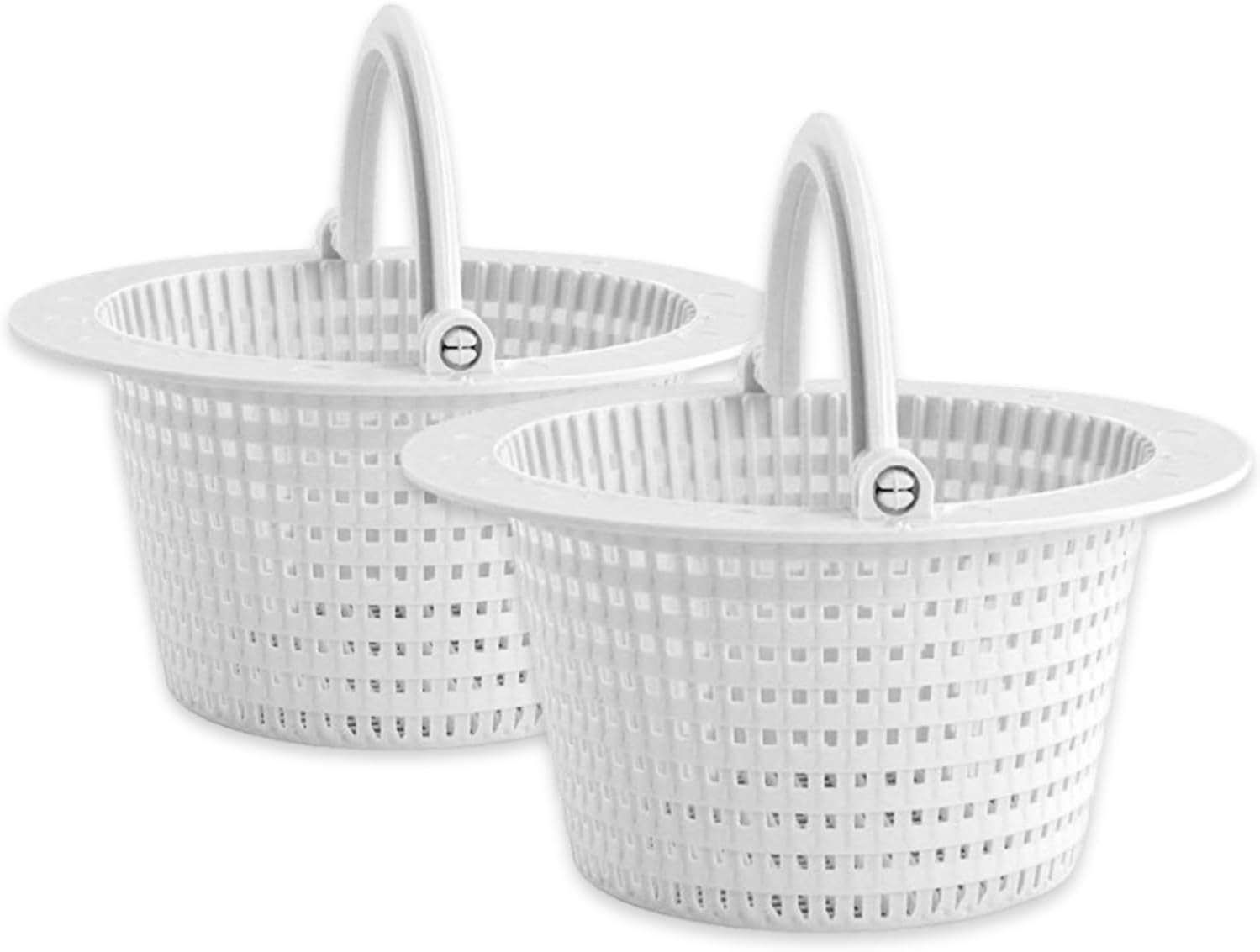 Swimming Pool Skimmer Basket With Handle (2 Pack) Replacement Strainer ...