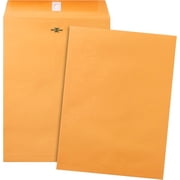 20 Pack Clasp Envelopes 9x12 Inch, Brown Kraft Manilla Catalog Envelopes with Metal Clasp & Gummed Seal for Mailing Documents, Office & Business Supplies