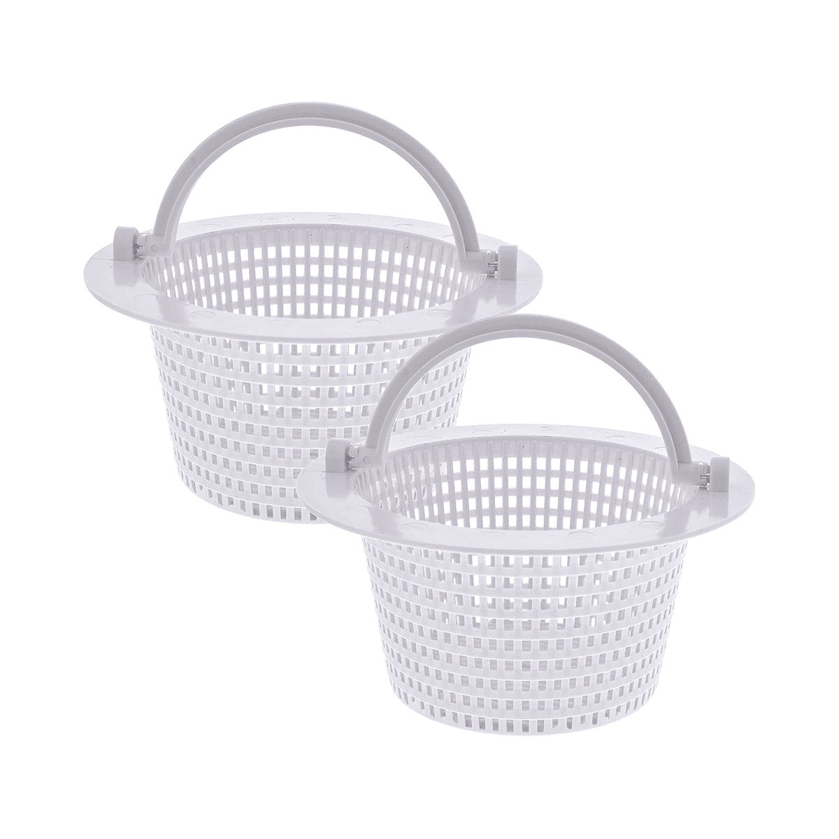 Swimming Pool Skimmer Replacement Basket with Handle, 2 Pack Above