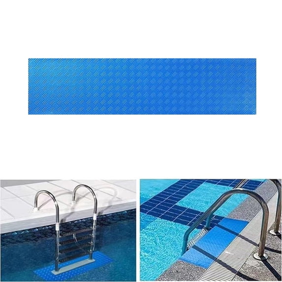 Swimming Pool Slip Mat | Non-Slip PVC Floor Mat for Safety | 23x90cm Set of 1
