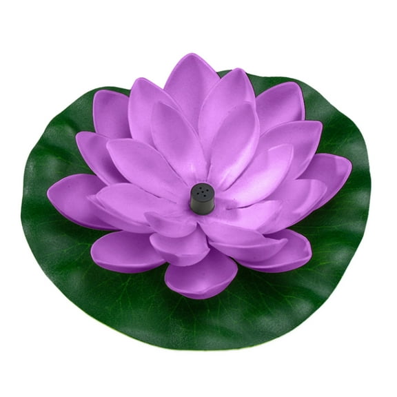 Solar Waterscape Garden Floating Flower for Bird Bath Fish Tank Pool Enhancing Water Feature with Solar Powered and Decorative Ornaments