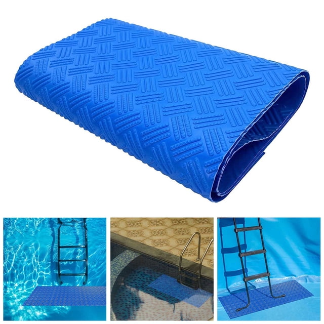 Swimming Pool Step Mat Heavy Duty Ladder Pad Damage and Secure Footing for Inground Pools