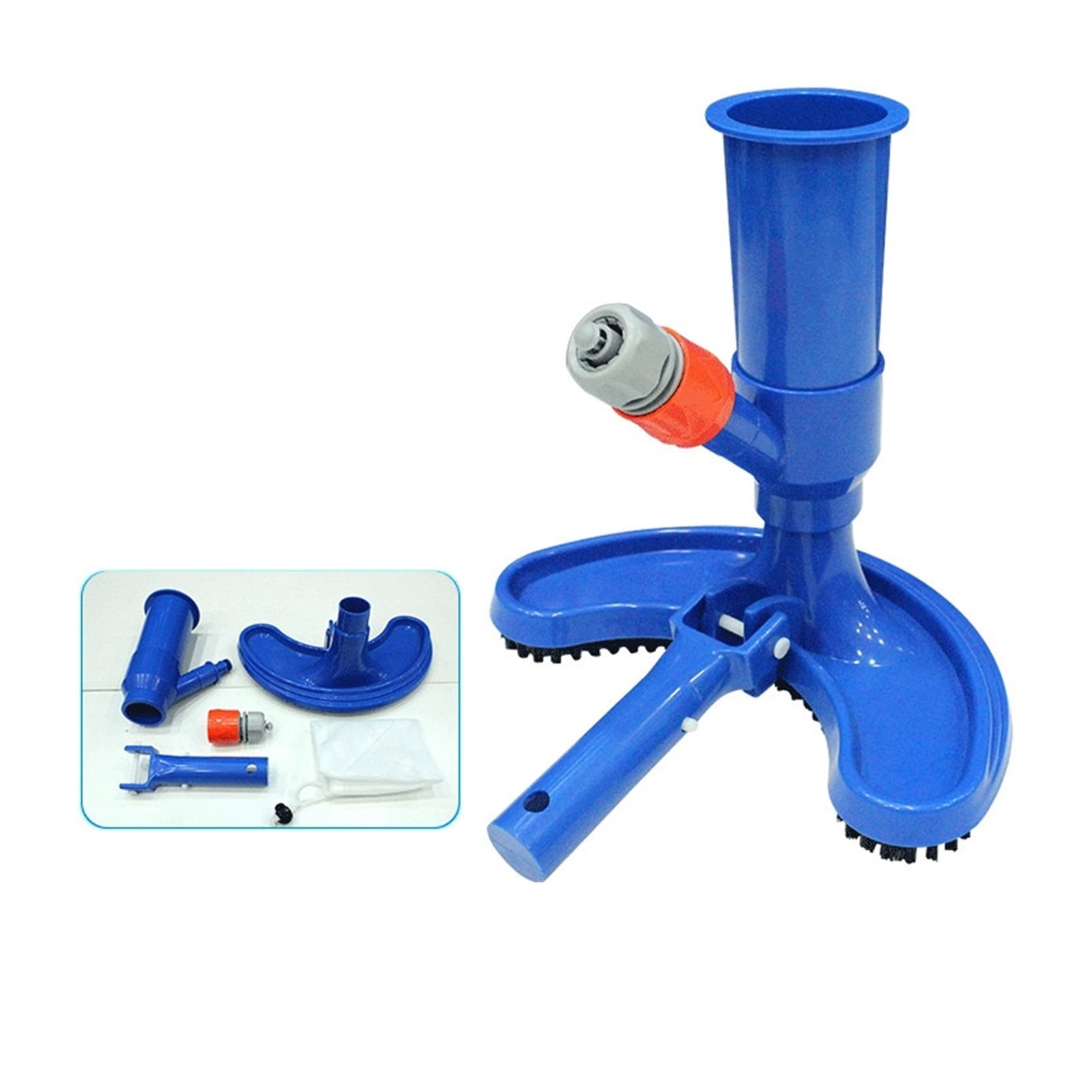 Swimming Pool Suction Vacuum Head Brush Cleaner Half Moon Flexible Swimming Pool Curved Suction Head Cleaning Tool Pool Suction ,Great Suction Power