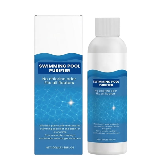Swimming Pool Water Clarifier Liquid, Outdoor Pool Water Conditioning Solution, Efficient Pool Care Accessory, Helps Maintain Transparent Pool Water, Household Pool Daily Maintenance Supplies