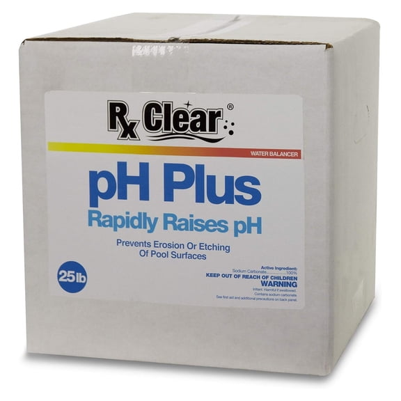 Swimming Pool pH Plus | Rapid Raises pH Levels | 25 Pounds