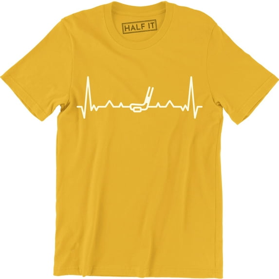 Swimming Pulse Heartbeat MENS goggle swim birthday gift present him T-Shirt