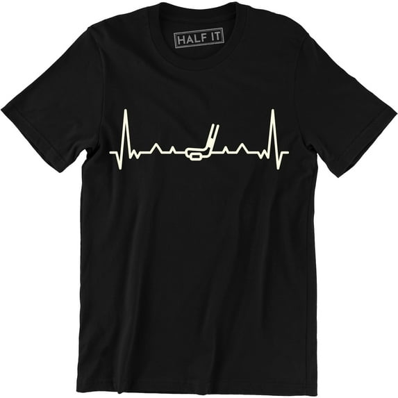 Swimming Pulse Heartbeat MENS goggle swim birthday gift present him T-Shirt
